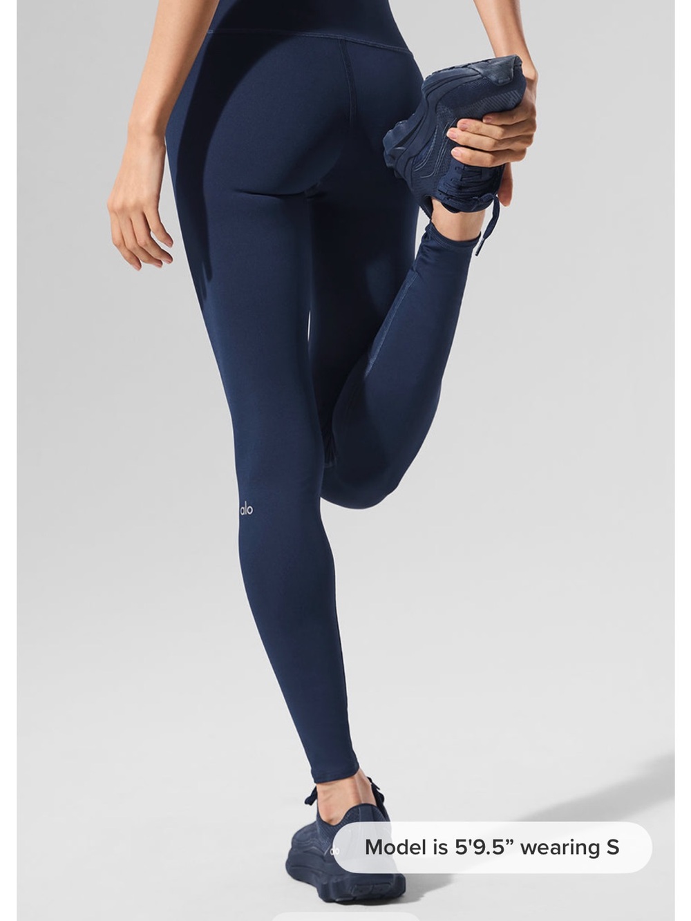 ALO Yoga Navy High-Rise Performance Leggings